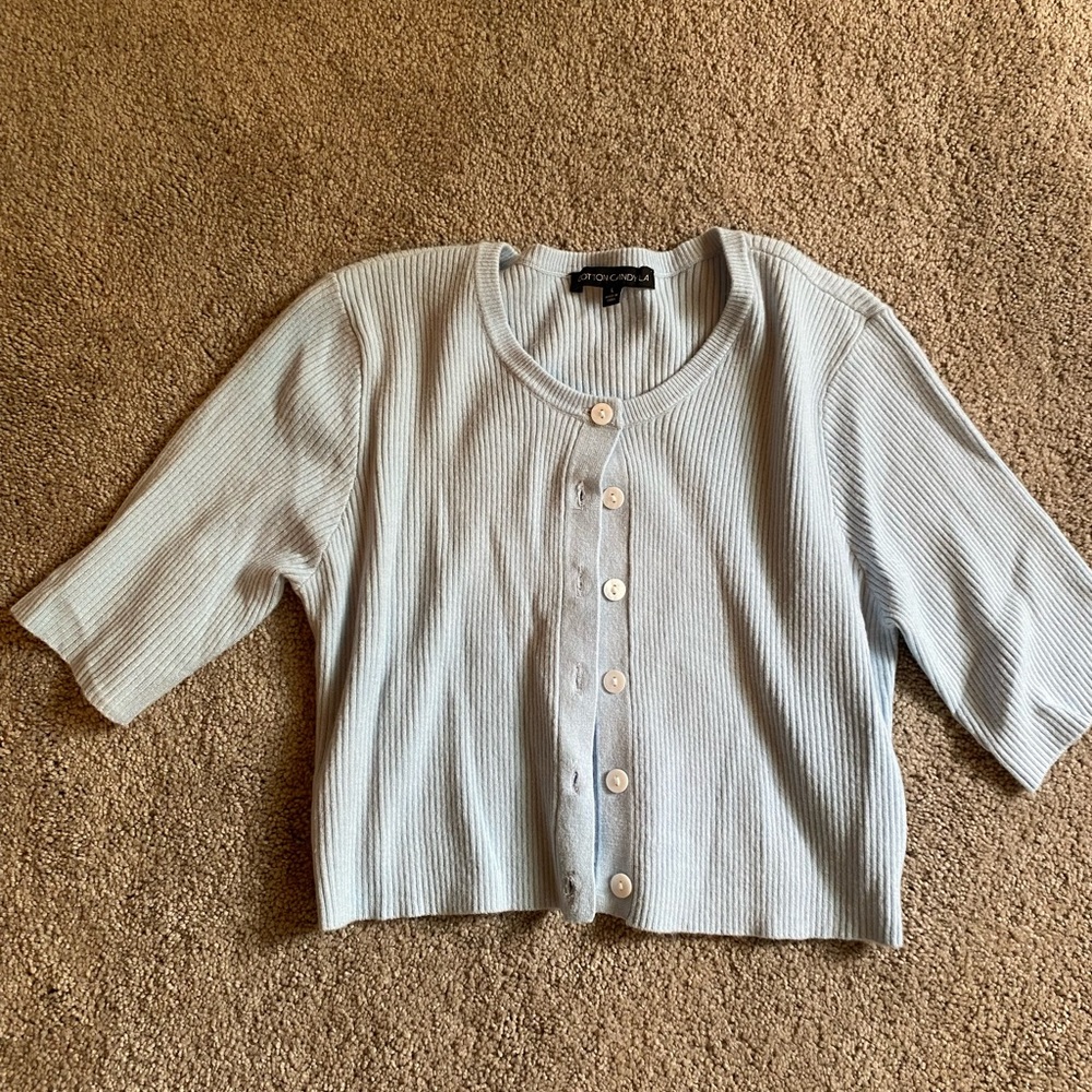 Cotton Candy LA cropped sweater